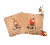 crayfomo Coppia Di Portachiavi Apple Core & Heart-4cm Portachiavi Mini Coppia Per Coppie, Amici, Regali Di Apprezzamento Dell'insegnante (set Di Fascino In Plastica)