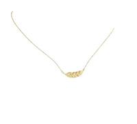 crayfomo Pendente con piume, Collana girocollo minimalista, Eleganti gioielli con collo da donna a strati