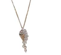 crayfomo S925 Collana in argento sterling per le donne, Moglie Gioielli in oro rosa, Mamma Compleanno San Valentino Regali per la festa della mamma, Collane per fidanzate, Figlia Cuore Gioiello