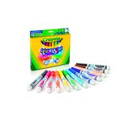 CRAYOLA - 12 COLORI FIBRA PUNTA MAXI LAVABILISSIMI