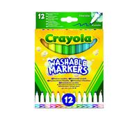 CRAYOLA - 12 PENNARELLI PUNTA FINE ULTRA LAVABILI
