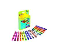 Crayola - 16 Pastelli A Cera Triangolari Lavabili Mini Kids