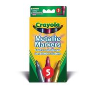 Crayola - 5 Colori Fibra Metallizzati