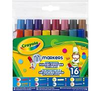 CRAYOLA - 58 - 8709-E-000 - 16 pennarelli Lavabili a Punta Fantasia - NUOV