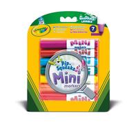 Crayola 7 Mini Pennarelli Lavabili Formato Pocket Punta Maxi Colori Assortiti