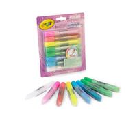 Crayola - 8 colle glitter lavabili colori pastello