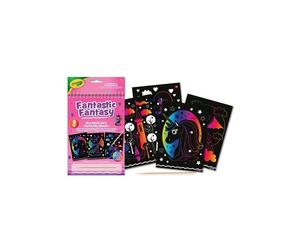 Crayola Album per Scratch Art Activity Book Fantastic Fantasy