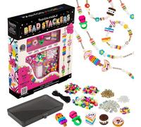 Fashion Angels - Bead Stackers, Set Dolci Ciondoli, Kit di per la Creazione di Collane e Braccialetti, Charms 3D Componibili, Attività Creativa per Bambini, da 8 anni, F13237