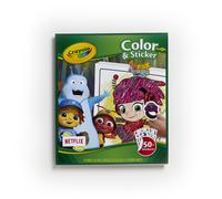 Crayola Beat Bugs - Libro da colorare e adesivi, regalo per bambini dai 3 ai 6 anni