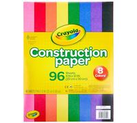 CRAYOLA Bulk Buy Construction Paper Pad 9 inch x 12-96 Sheets Pack (6-Pack)