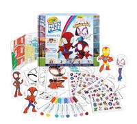 CRAYOLA - Color Wonder Activity Set Spidey, 40+ Pezzi, con Pagine da colorare, Pennarelli Senza Macchia, Adesivi, Personaggi Pop-up, attività Creativa per Bambini, età 3 Anni, 75-7193
