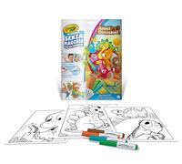 CRAYOLA - Color Wonder, Coloring Set con 18 Pagine da colorare e 4 Pennarelli Senza Macchia, soggetto Dinosauri, Attività Creativa per Bambini, età 3,4,5 Anni, cod. 25-2910