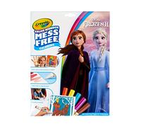 CRAYOLA Color Wonder - Coloring Set con 18 Pagine da colorare e 4 Pennarelli Senza Macchia, soggetto Frozen 2