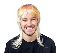 Crayola Colour-Me, parrucca bianca con triglia personalizzabile per bambini e adulti, include 3 pennarelli lavabili e supporto per parrucche, lavabile, riutilizzabile, resistente al calore, fai da te