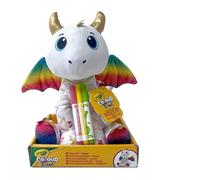 Crayola Peluche colorabile Draghetto – lavabile con 3 pennarelli