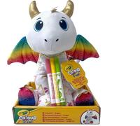 Crayola Colour Me Peluche Colorabile Draghetto con 3 Pennarelli