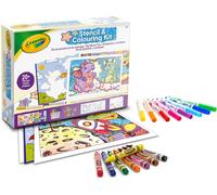 CRAYOLA COLOURING AND STANCIL KIT COLORA E DIVERTITI