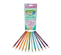 CRAYOLA Colours of Kindness - 12 Matite Colorate dai Colori Pastello, Colori per Tutte le Tue Emozioni, Attività Creativa per Scuola e Tempo Libero, 68-1839