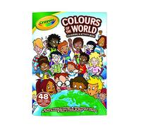 Crayola Colours of the World - Album Attività & Coloring, 48 Pagine da Colorare e di Attività Didattiche, 25-0717