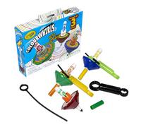 Crayola Colourwhirls - Set da gioco classico da 3 ct, giocattolo Spin Art con pennarelli lavabili e Arena di battaglia, gioco da competizione, per bambini dai 6, 7, 8, 9 anni