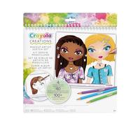 CRAYOLA Creations - Super Album Make-Up Artist, per Disegnare Trucco e Acconciat