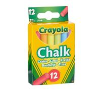 Crayola Gessetti Colorati per Lavagna, Confezione da 12 pezzi