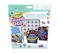 Crayola Glitter Dots - Set Magici Mosaici, per Giocare e Creare con Il Glitter Modellabile, Attività Creativa e Idea Regalo, 04-0801