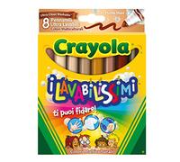 CRAYOLA I Lavabilissimi Pennarelli a Punta Maxi, per Scuola e Tempo Libero, 8 Pezzi, 58-8336