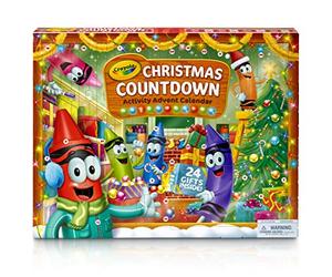 CRAYOLA Kit Calendario dell'Avvento Natalizio 04-6808-U-000