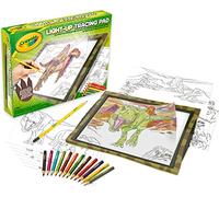 CRAYOLA - Lavagnetta Luminosa Dinosauri, Light Up Tracing Pad Dinosaurs, per Tempo Libero e in Viaggio, Idea Regalo, 74-7497