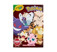 Crayola Libro da colorare Pokémon, 288 pagine, pagine da colorare Pokémon e adesivi, regalo per bambini, età 3, 4, 5, 6 anni