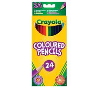 Crayola Matite Colorate 24 Pezzi Pronte da Affilare Set Disegno 3+ Anni