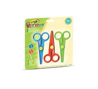 Crayola Mini Kids, 3 Forbici di Sicurezza, Forbicine sicure con lama in plastica per insegnare a tagliare ai bambini, per bambini a partire da 3 anni, per lavoretti e attività di asilo, 81-8119