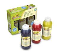 Crayola Tempere a dita lavabili Mini Kids 3 x 236 ml Blu Giallo Rosso 36 mesi+
