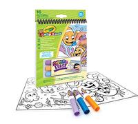 Crayola - Mini Kids, Album Attività Colora Cancella & Ricolora con 3 Pennarelli Cancellabili, Colori Assortiti, 81-1499