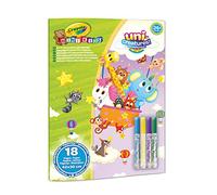 CRAYOLA Mini Kids - Maxi Pagine da Colorare e 4 Pennarelli Lavabili con Punta Arrotondata di Sicurezza, 25-1040