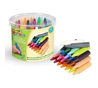 CRAYOLA Mini Kids, Maxi Pastelli a Cera, Forma Tonda, 24 Pezzi, Età 12 Mesi, Colori Assortiti, per bambini di 1 anno, 0784