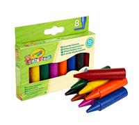 CRAYOLA Mini Kids, Maxi Pastelli a Cera, Forma Tonda, Confezione da 8 Pezzi, Età 12 Mesi