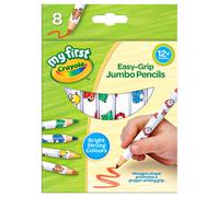 Crayola My First Easy Grip Matite Colorate Jumbo 8 Pezzi 1+
