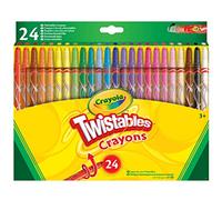 Crayola - Pastelli a cera Gira & Colora, 24 pz. , Modelli/Colori Assortiti, 1 Pezzo