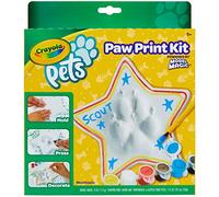 CRAYOLA Pets - Set Crea l'Impronta, per trasformare l'impronta della zampina del Tuo Animale Domestico in Un Oggetto Decorativo da conservare per Sempre, Forma Stella, 57-0204