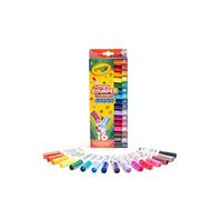Crayola - 16 Pennarelli Lavabili con Punta a Stampino Pip Squeaks, 16 Colori Differenti, per Scuola e Tempo Libero, da 3 anni, 58-8741