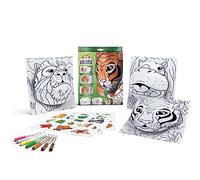 CRAYOLA POPS - Set Attività 3D, per Colorare e Creare disegni in 3D, Attività Creativa e Regalo per Bambini, soggetto Giungla, da 6 anni, 04-2802