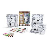 Crayola pops 3d activity set lupo e natura selvaggia - colora e crea disegni tridimensionali