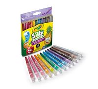 CRAYOLA Profumelli Pastelli a Cera Profumati Gira e Colora, per Scuola e Tempo Libero, Assortiti, Multicolore, 12 Unità, Colori e profumi diversi