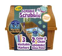 CRAYOLA Scribble Scrubbie Pets Glow Ocean Playset, giocattoli per ragazzi e ragazze, regali per bambini, età 3, 4, 5, 6 anni