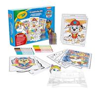 CRAYOLA - Set Creativo Paw Patrol, con Pagine da Colorare, Pennarelli, Pastelli a Cera, 60 pezzi, Regalo per Bambini e Bambine, da 4 anni, 04-2940