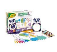 Kit creativo educativo spirali e mandala, con pennarelli e matite colorate - 5+ - crayola