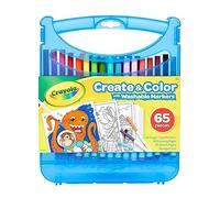 CRAYOLA - Set Valigetta Pennarelli Lavabili SuperTips, 65 pezzi, Attività Creativa e Regalo per Bambini, da 4 anni, 04-0377