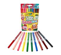 Crayola® Silly Scent Smashups - Pennarelli lavabili a linee sottili, colori assortiti, confezione da 10